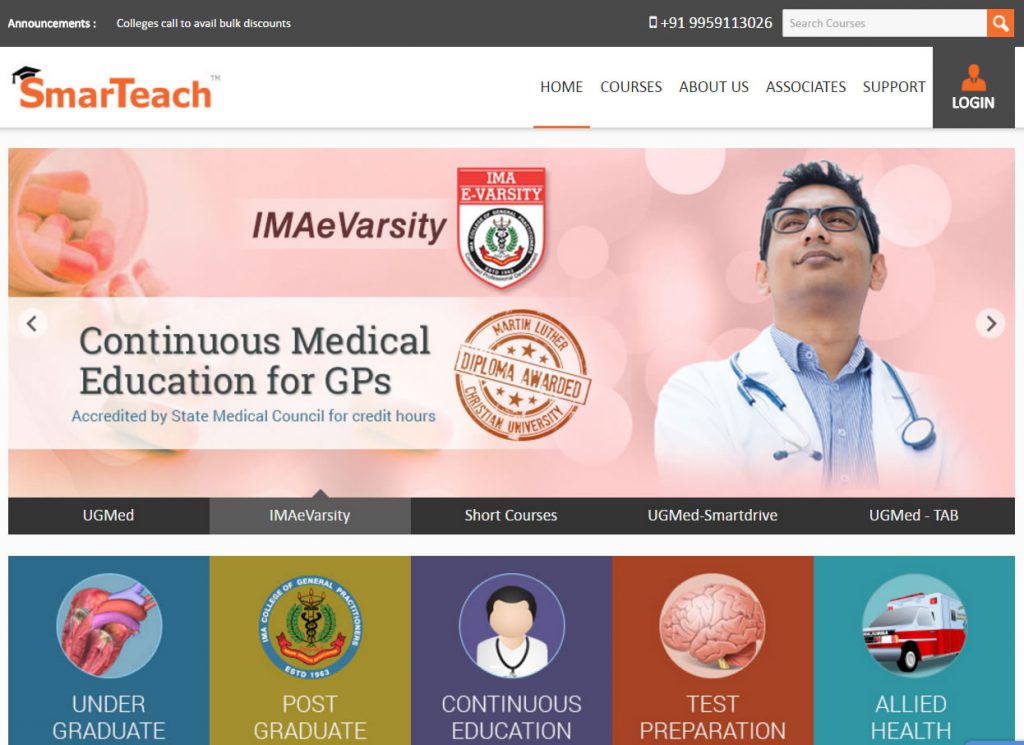 smarteach website screenshot