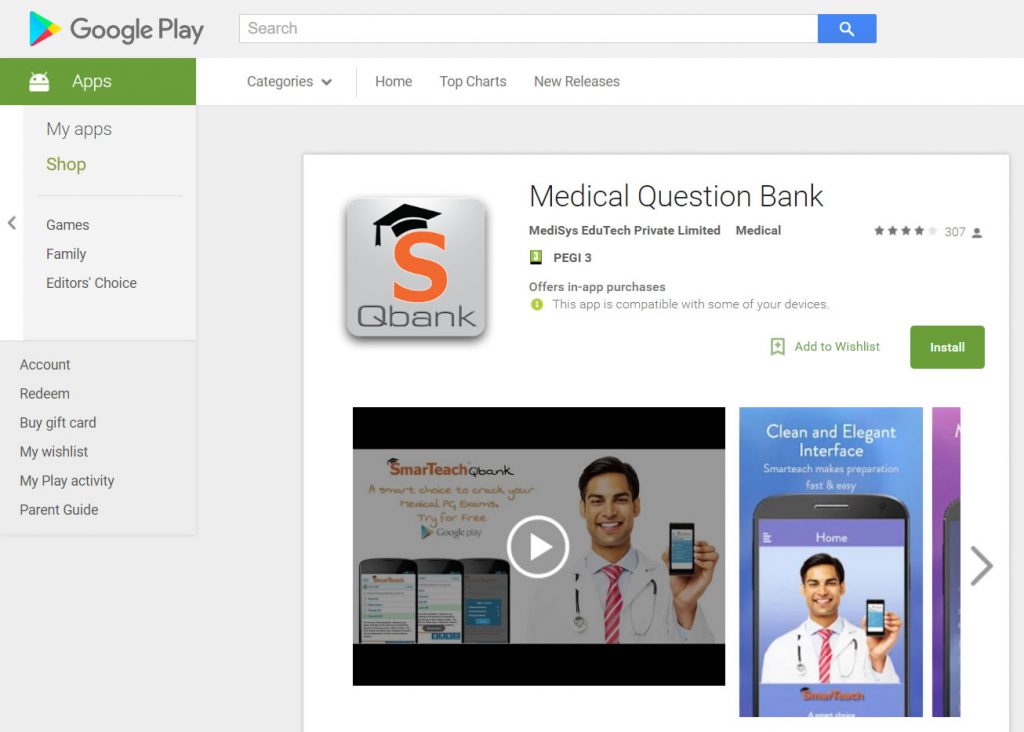Smarteach app page in Google Play - source: play.google.com